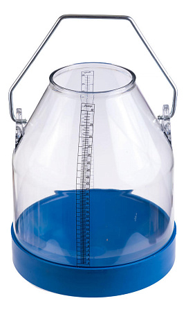 Ведро доильное прозрачное с мерной шкалой  без крышки V-30л.